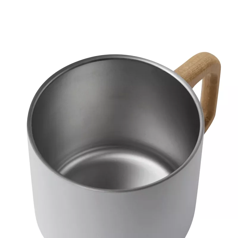 Kubek ze stali nierdzewnej - biały (56-0603148)