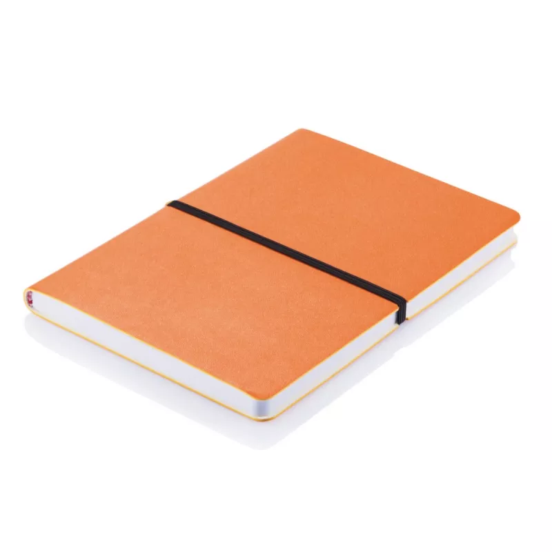 Notatnik A5 Deluxe, miękka okładka - pomarańczowy (P773.028)