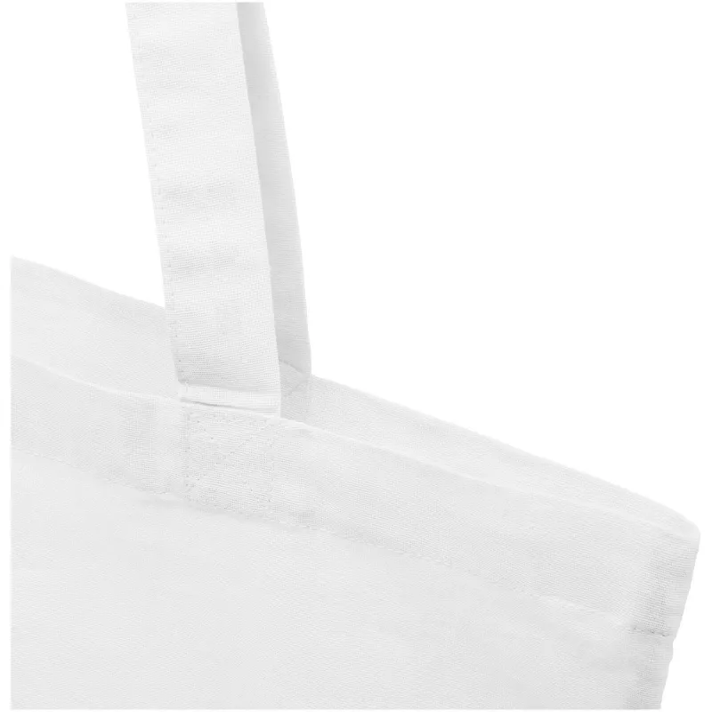 Madras torba na zakupy z bawełny z recyklingu o gramaturze 140 g/m2 i pojemności 7 l - Biały (12069501)