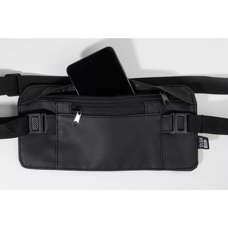 Hippu Torba biodrowa RPET / nerka - czarny (AP800783-10)