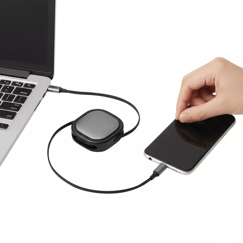 Kabel do ładowania i przesyłania danych - czarny (56-1107415)