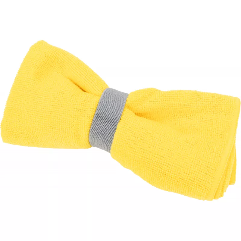 Mały ręcznik z mikrofibry 160 g/m² HUGH - żółty (7475408)