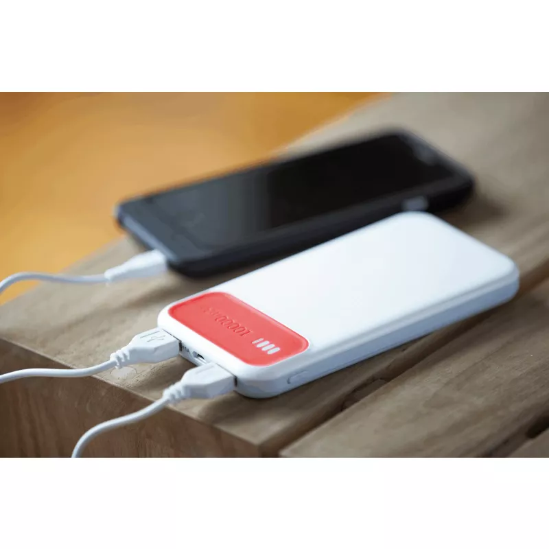Powerbank - biały, czerwony (56-1107240)