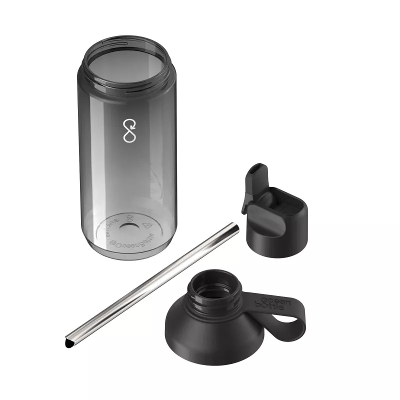 Bidon na wodę Ocean Bottle GO Clear 710 ml - Obsidian Black (10094290)