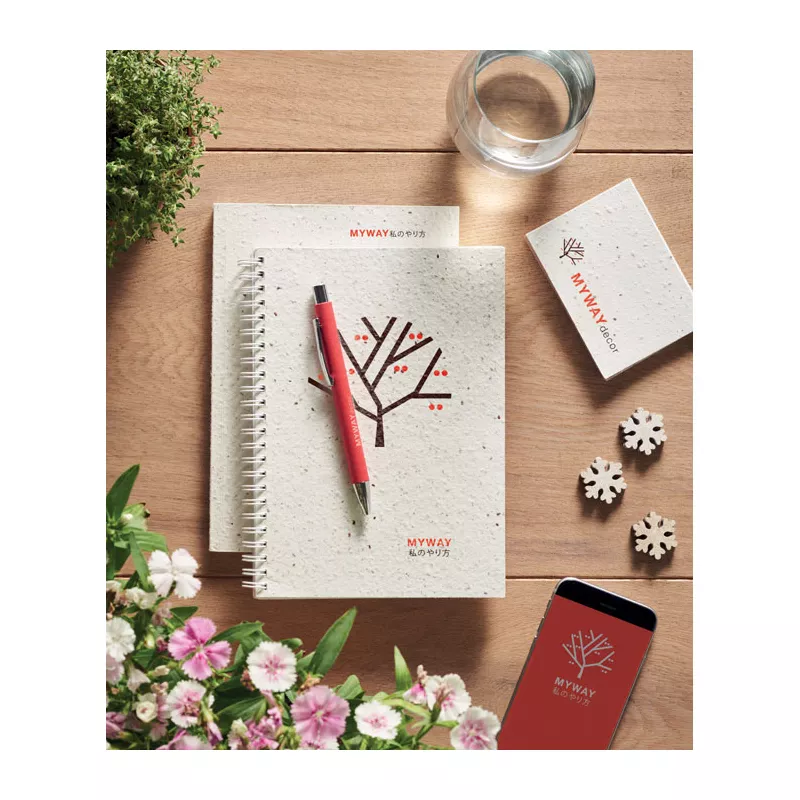 Notes A5 100 kartek w linię SEED BOOK - Bialy (MO2082-06)