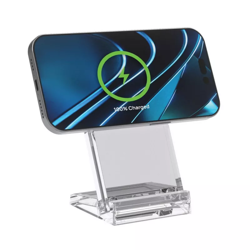 Magnetyczna ładowarka bezprzewodowa 15W Magcharge - neutralny (P309.0800)