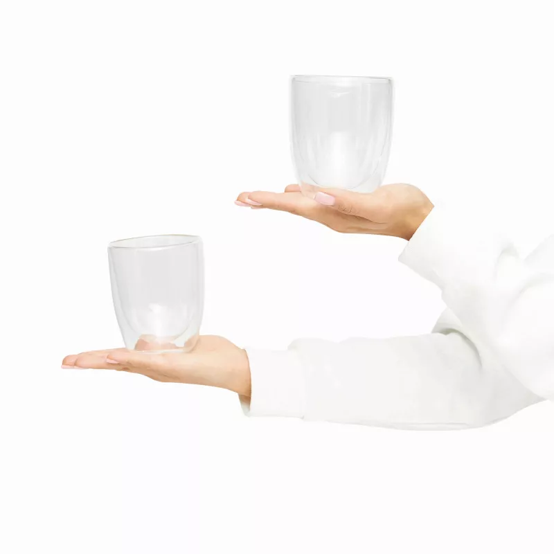 Zestaw 2 szklanek - transparentny (56-0304252)