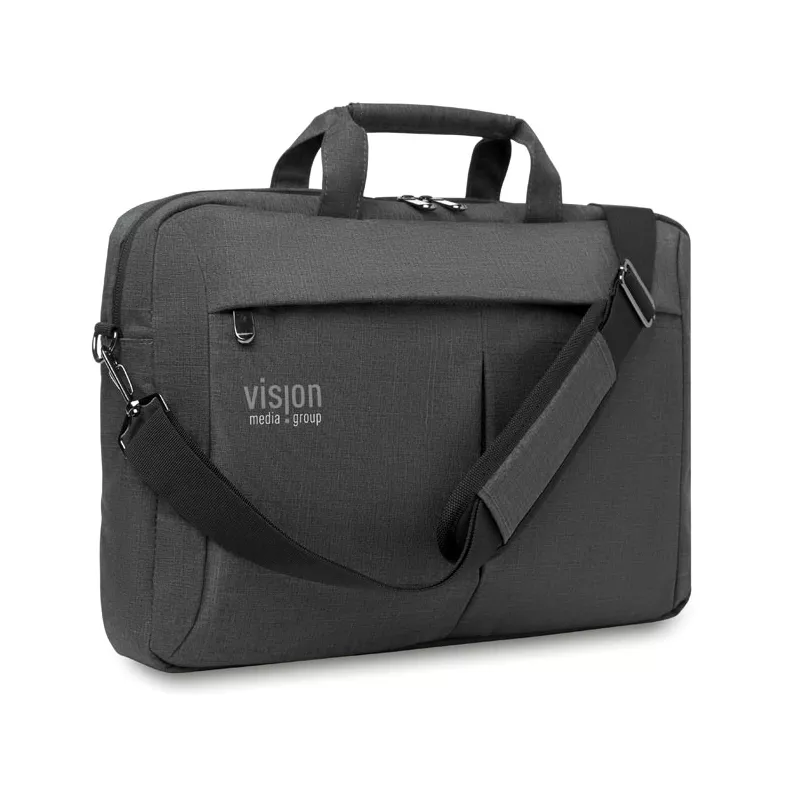 Torba na laptopa 15" z poliestru 360D STOCKHOLM - Szary (MO8957-07)