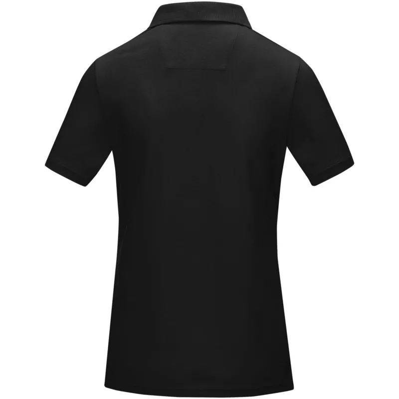 Damska organiczna koszulka polo Graphite z certyfikatem GOTS - Czarny (37509-BLACK)