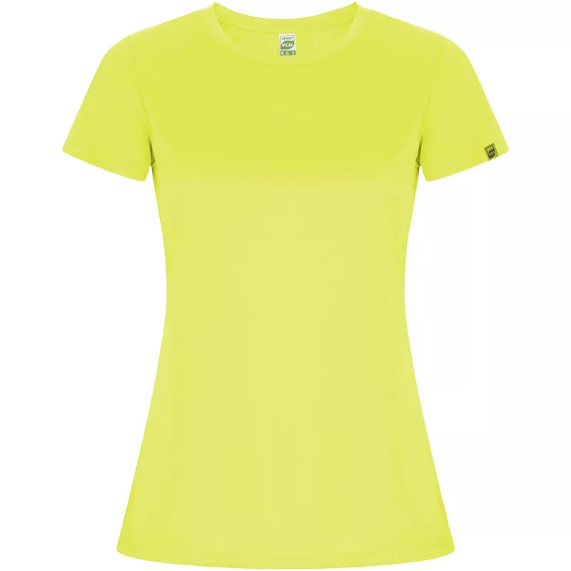 Damska koszulka sportowa poliestrowa 135 g/m² ROLY IMOLA WOMAN 0428 - Fluor Yellow (R0428-FLYELLOW)