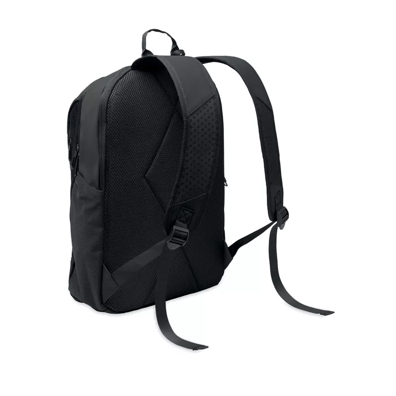 Plecak na laptop 15" z PU z ukrytą komorą KOROVIN - Czarny (MO2684-03)
