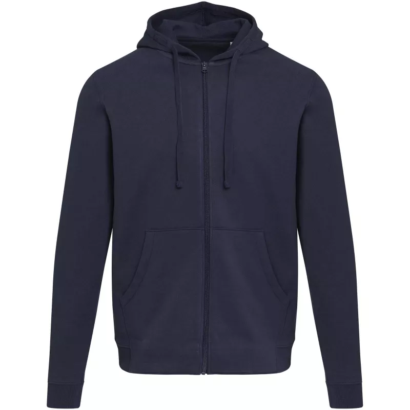 Jasper bluza unisex z kapturem z materiału organicznego pochodzącego z recyklingu z certyfikatem OCS, o gramaturze 280 g/m² - Granatowy (39666-NAVY)