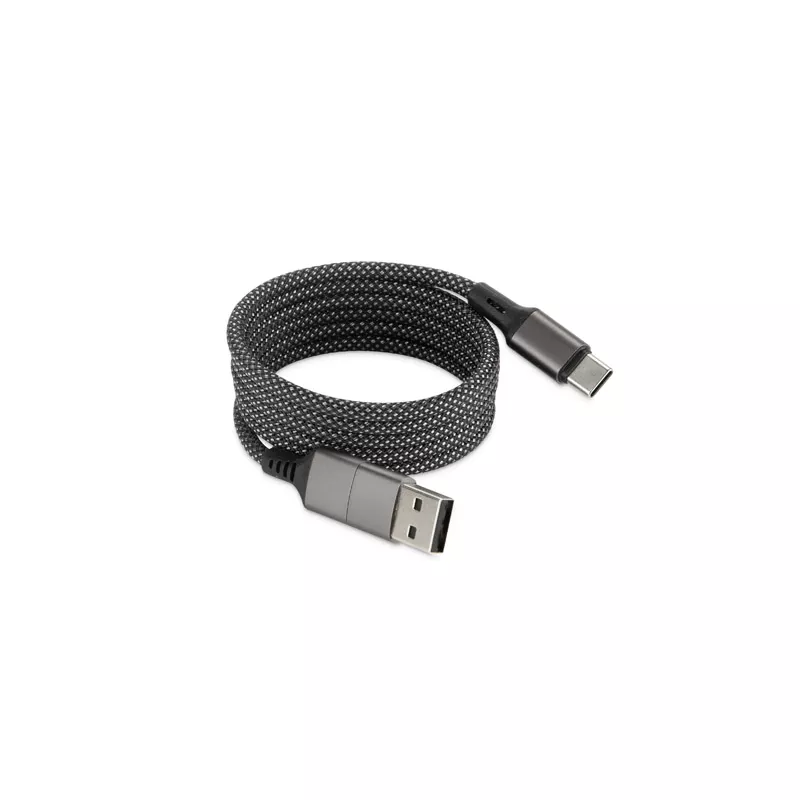 Magnetyczny kabel do ładowania ALEKSA - srebrny (09184-14)