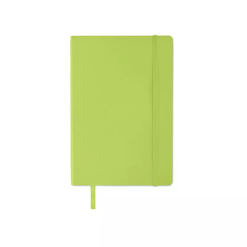 Notes A5 z recyklingu 80 kartek w linię BRETA - Limonka (MO2118-48)