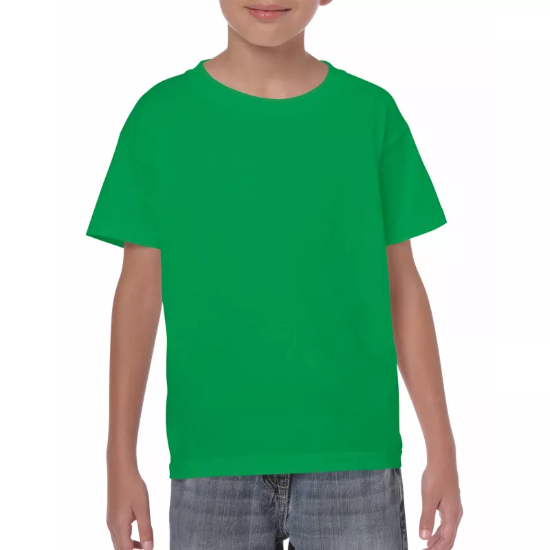 Koszulka bawełniana 180 g/m² Gildan Heavy Cotton™ - DZIECIĘCA - Irish Green (5000B-IRISH GREEN)