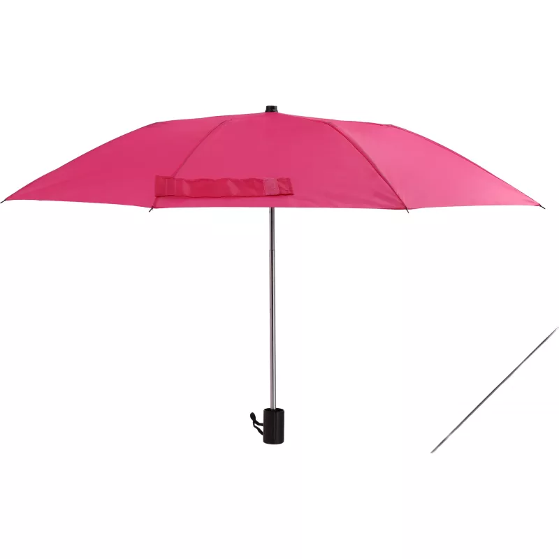 Parasol manualny ø88 cm FRANCO - różowy (4518811)