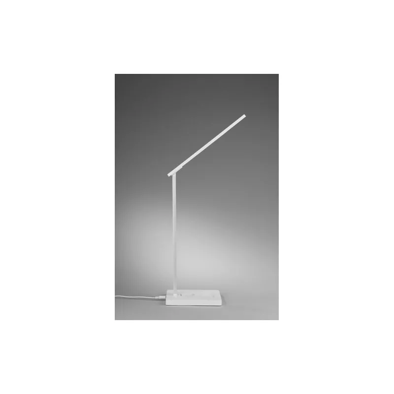 Lampka z ładowarką indukcyjną VELIA - biały (09085)