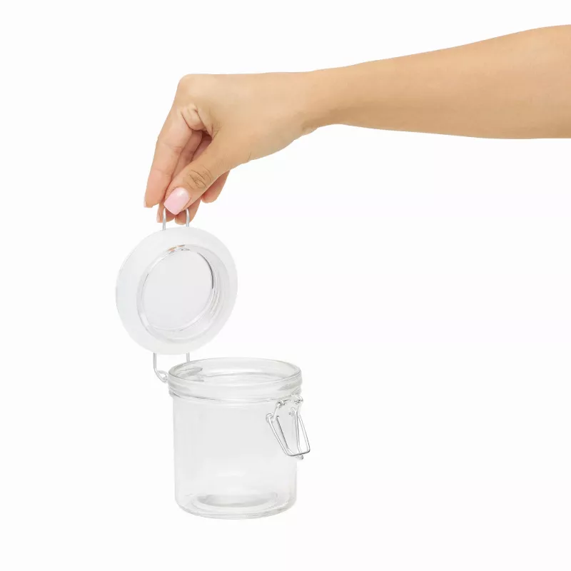 Szklany słoik, pojemność ok. 280 ml - transparentny (56-0306045)