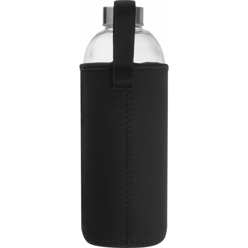Butelka szklana 1000 ml w neoprenowym etui - czarny (6242703)