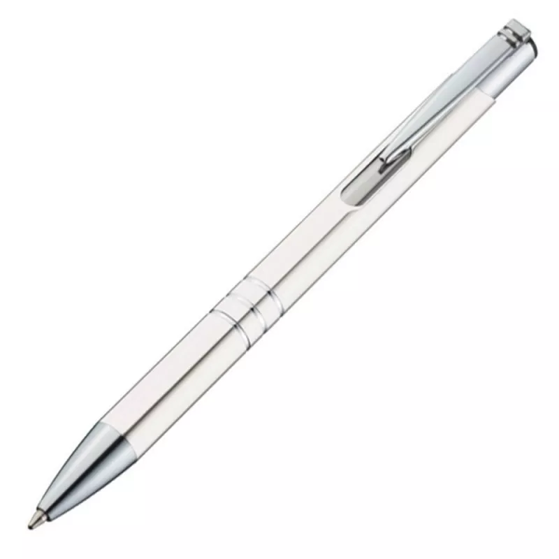 Długopis metalowy ASCOT - biały (333906)