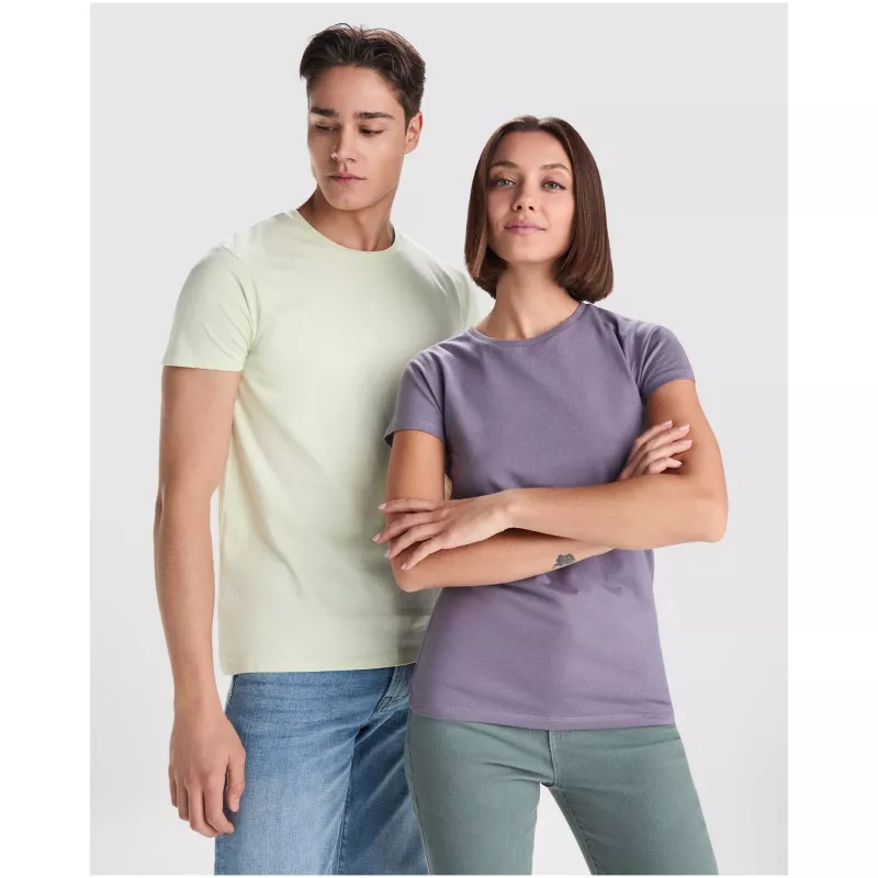 Koszulka T-shirt męska bawełniana 175 g/m² Roly Breda - Pale Red (R6698-PALERED)
