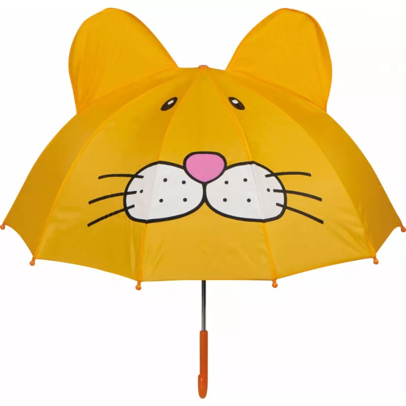 Parasol dla dzieci "tygrysek" - żółty (4247608)