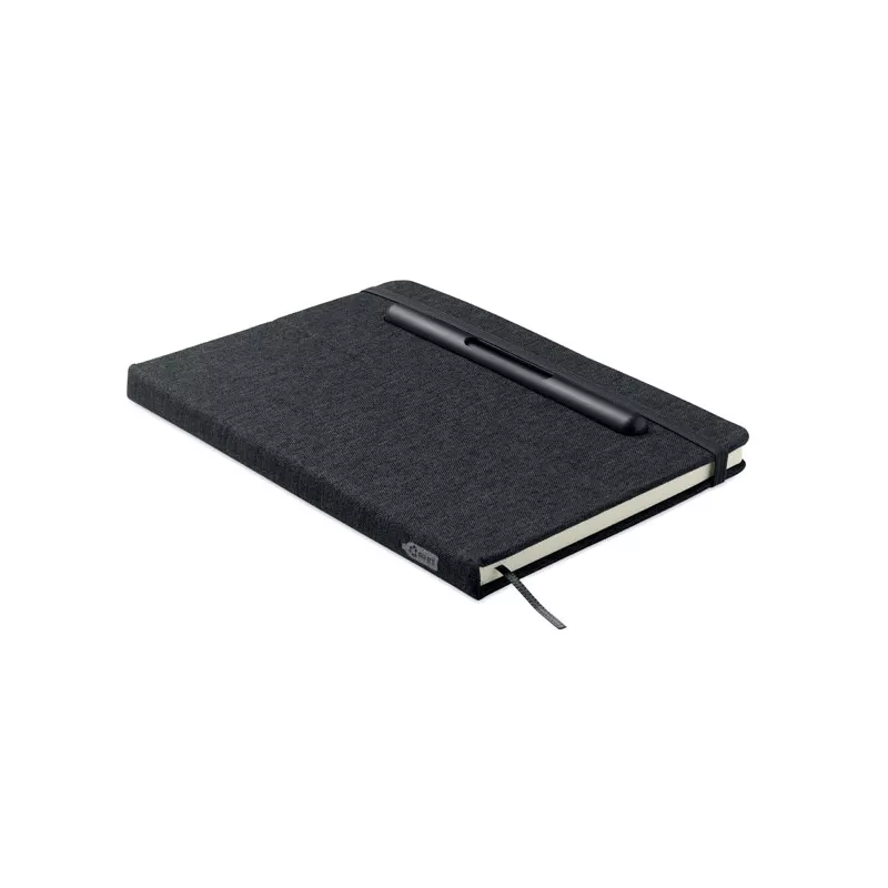 Notes A5 z długopisem 96 kartek w linię RINBOOK - Czarny (MO2687-03)