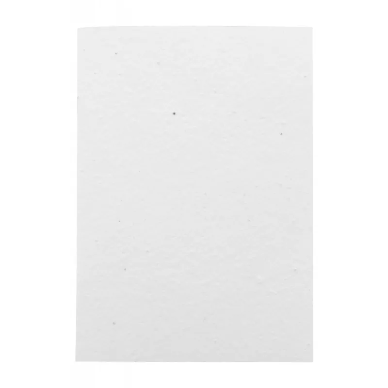 CreaNote A5 Seed niestandardowy notatnik z papieru nasiennego - biały (AP716879)