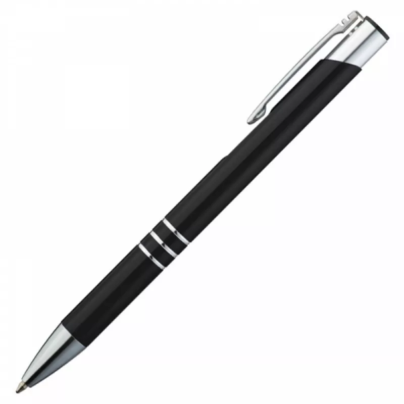 Długopis metalowy anodyzowany - czarny (1333903)