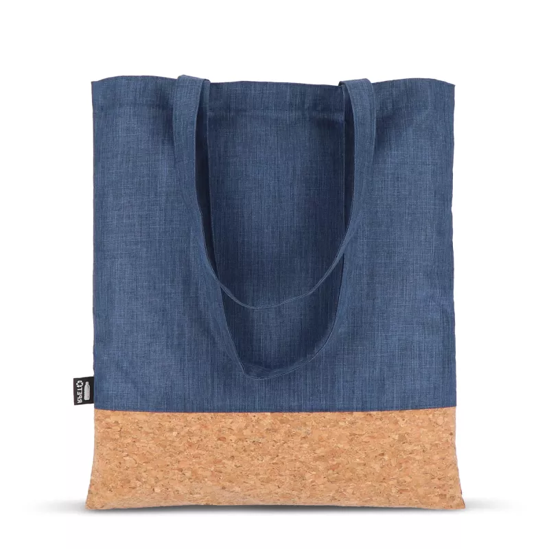 Torba transportowa R-PET i korek 35 x 40 cm - ciemnoniebieski (LT91393-N0010)