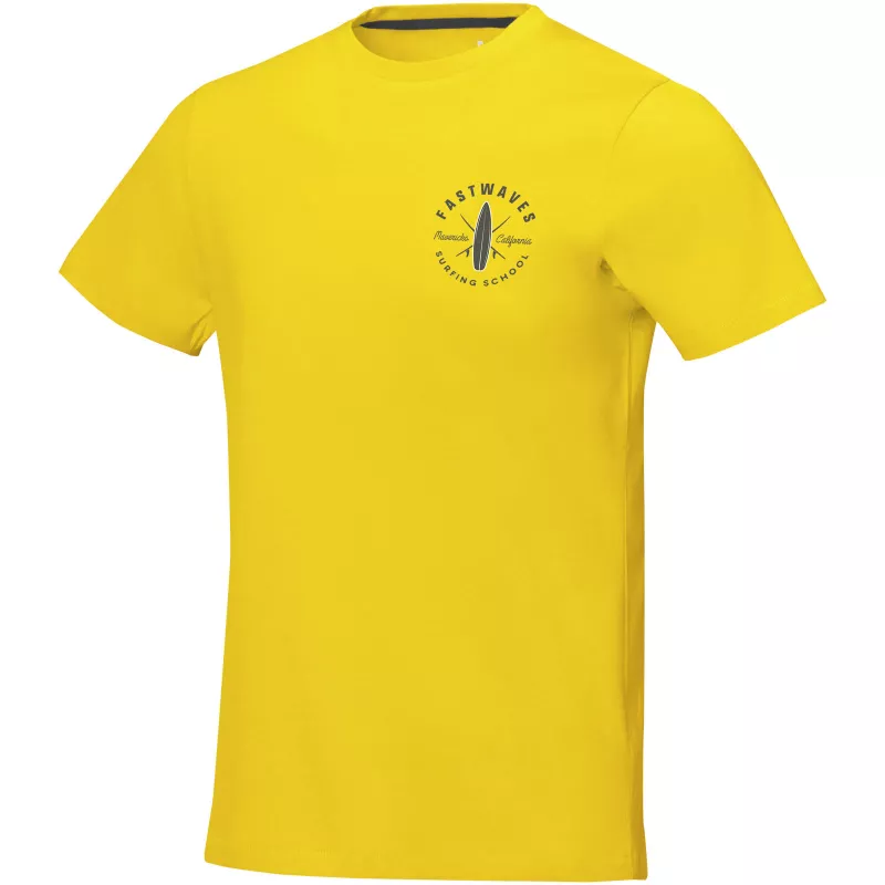 Męski T-shirt 160 g/m²  Elevate Life Nanaimo - Żółty (38011-YELLOW)