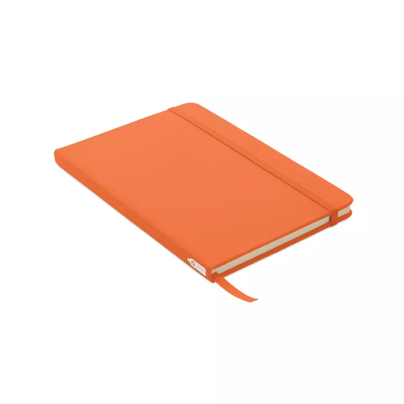 Notes A5 w okładce z RPET 80 kartek w linię NOTE RPET - Pomaranczowy (MO9966-10)