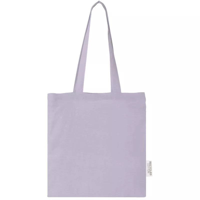 Madras torba na zakupy z bawełny z recyklingu 140 g/m² 38x42c  - Liljowy (12069535)