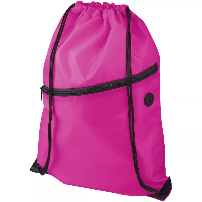 Plecak Oriole z zamkiem błyskawicznym i sznurkiem ściągającym - Magenta (12047207)