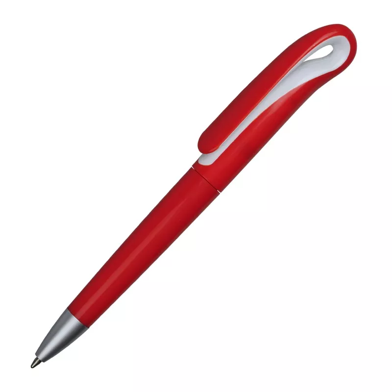Długopis reklamowy plastikowy CISNE - czerwony (R73371.08)