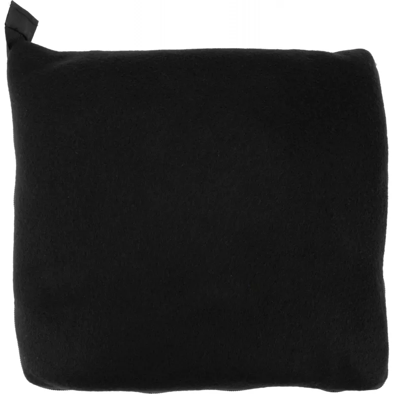Koc z polaru/poduszka 2w1 RADCLIFF - czarny (277503)