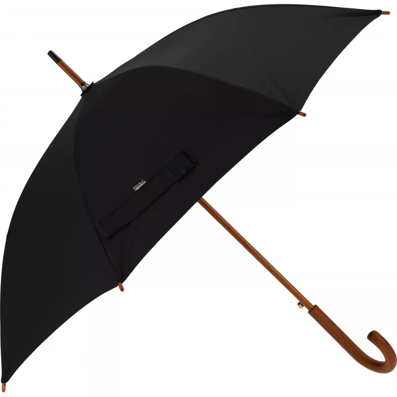 Parasol automatyczny ø105 cm RPET CHRISTINE - czarny (4243603)