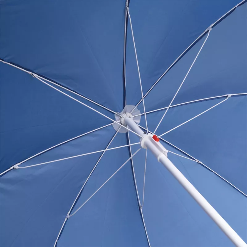 Parasol plażowy Ø145 cm z futerałem SUNFLOWER - niebieski (56-0106001)
