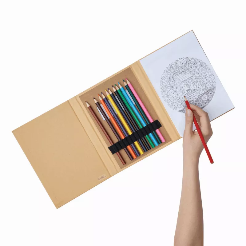 Zestaw do kolorowania COLORFUL BOOK - brązowy (56-0504112)