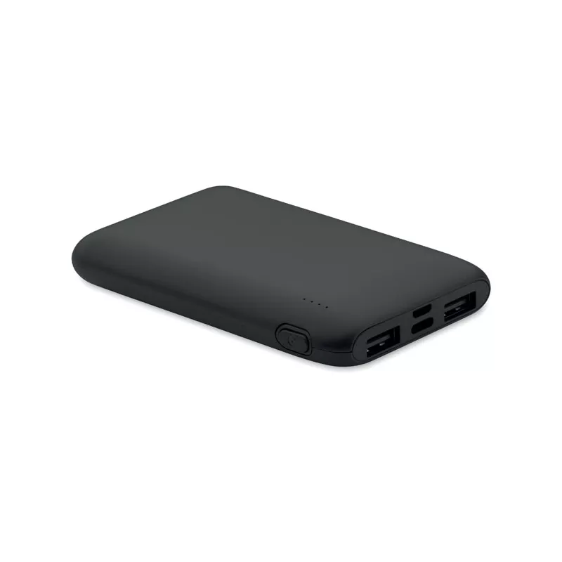 Powerbank 5000 mAh z ABS z recyklingu POWER52C - Czarny (MO2279-03)