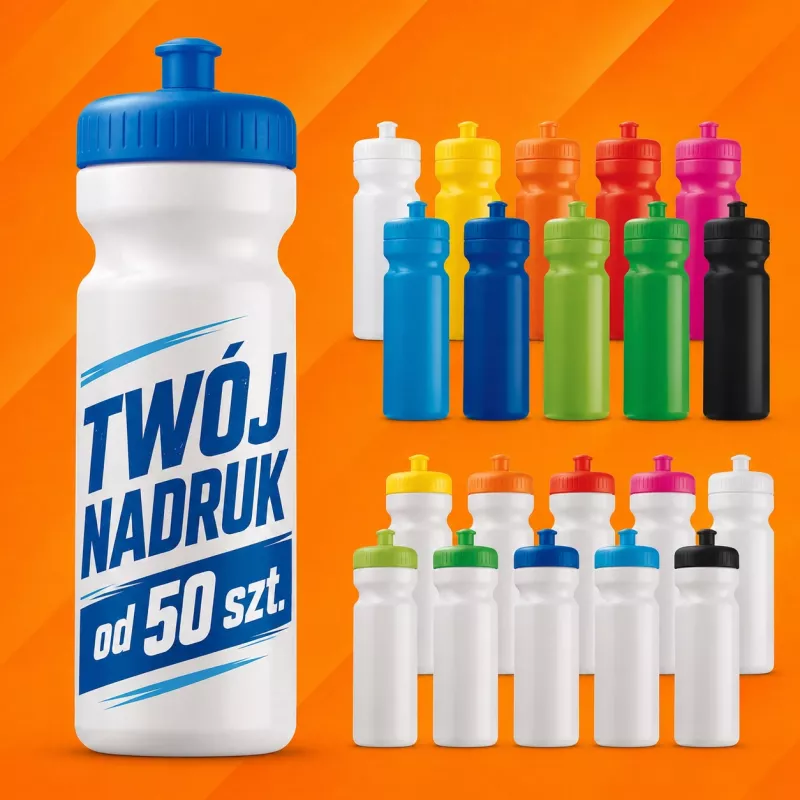 Bidon reklamowy sportowy | Classic 750ml - czarny (LT98797-N0002)