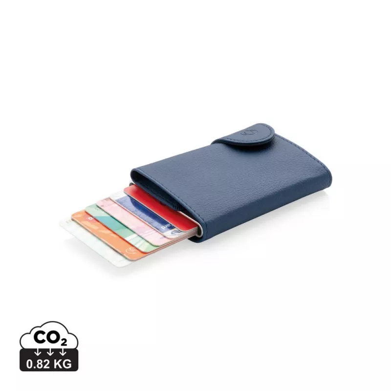 Etui na karty kredytowe i portfel C-Secure, ochrona RFID - niebieski (P850.515)