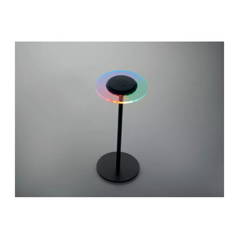Lampka stołowa LED RGB metalowa z akumulatorem LOUNGE - Czarny (MO2950-03)