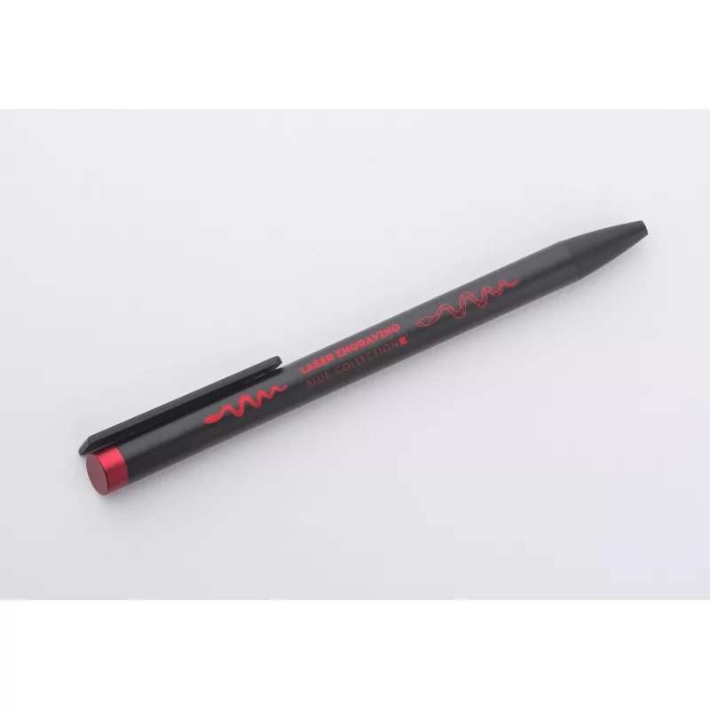 Długopis metalowy ALI z dwukolorowym grawerem - czerwony (19646-04)