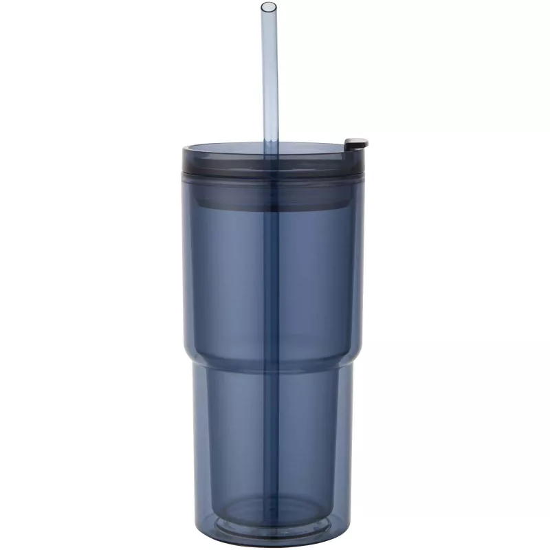 Kubek plastikowy Archer o pojemności 480 ml z podwójnymi ściankami - Błękit oceanu (10096751)