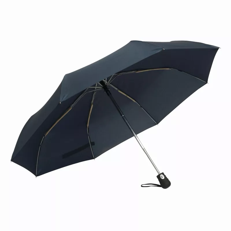 Automatyczny, wiatroodporny, kieszonkowy parasol - granatowy (56-0101180)