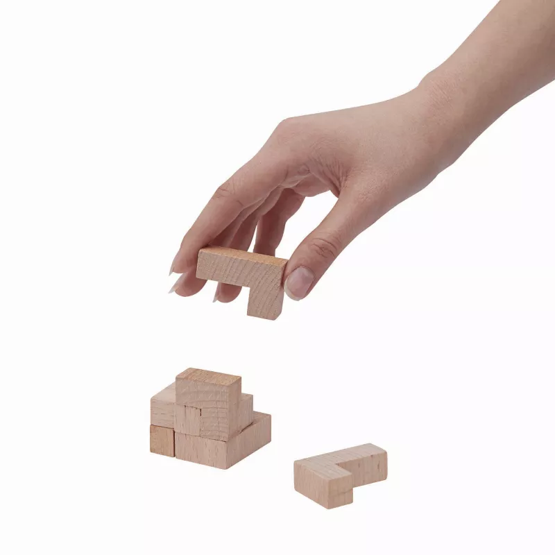 Trójwymiarowe puzzle drewniane - Drewno (56-0501032)
