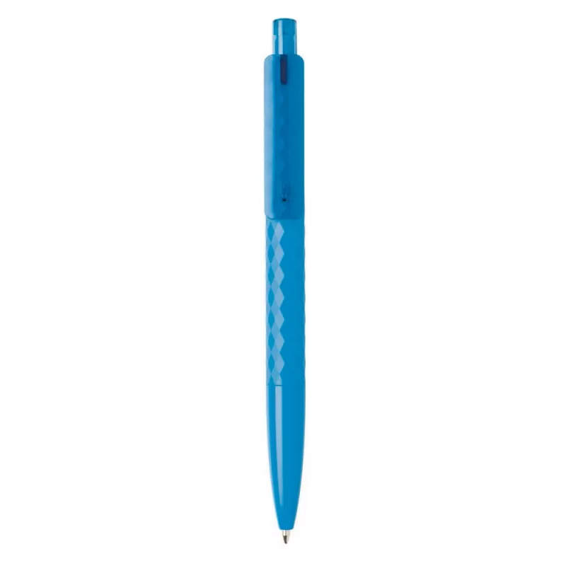 Długopis z diamentowym wzorem i niemieckim wkładem Dokumental® - błękitny (V1814-23)