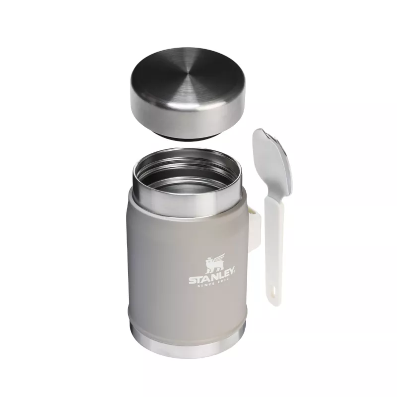 Pojemnik na żywność STANLEY THE LEGENDARY FOOD JAR 400 ml + SPORK - Ash 2.0 (1009382111)