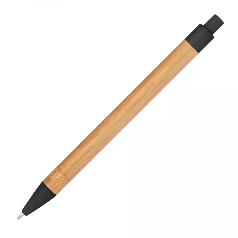Długopis bambusowy HALLE - czarny (321103)